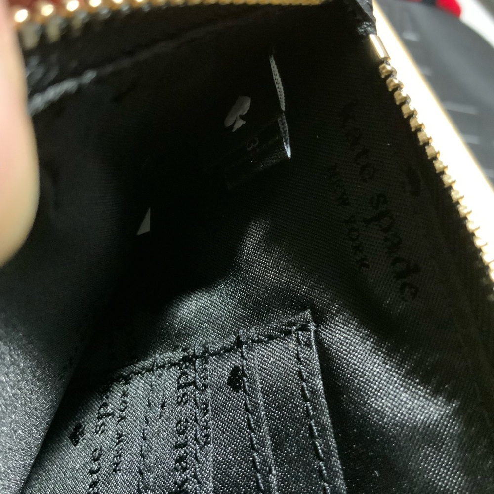 Kate Spade Lucy L- Shaped Black Wristlet - Picture 5 of 6